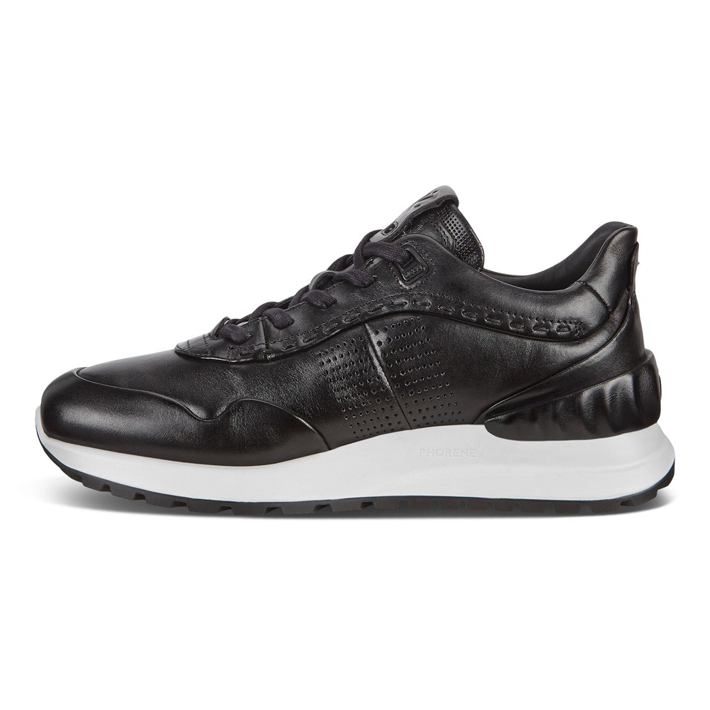 Mens Sneakers - ECCO Astir Embossed - Black - 5376TUPHC